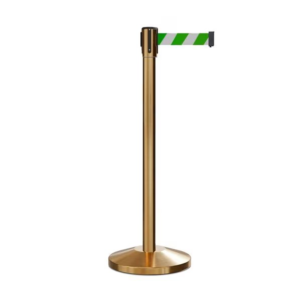 Retractable Belt Barrier Stanchion, 2